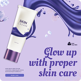 Glow up with proper skin care