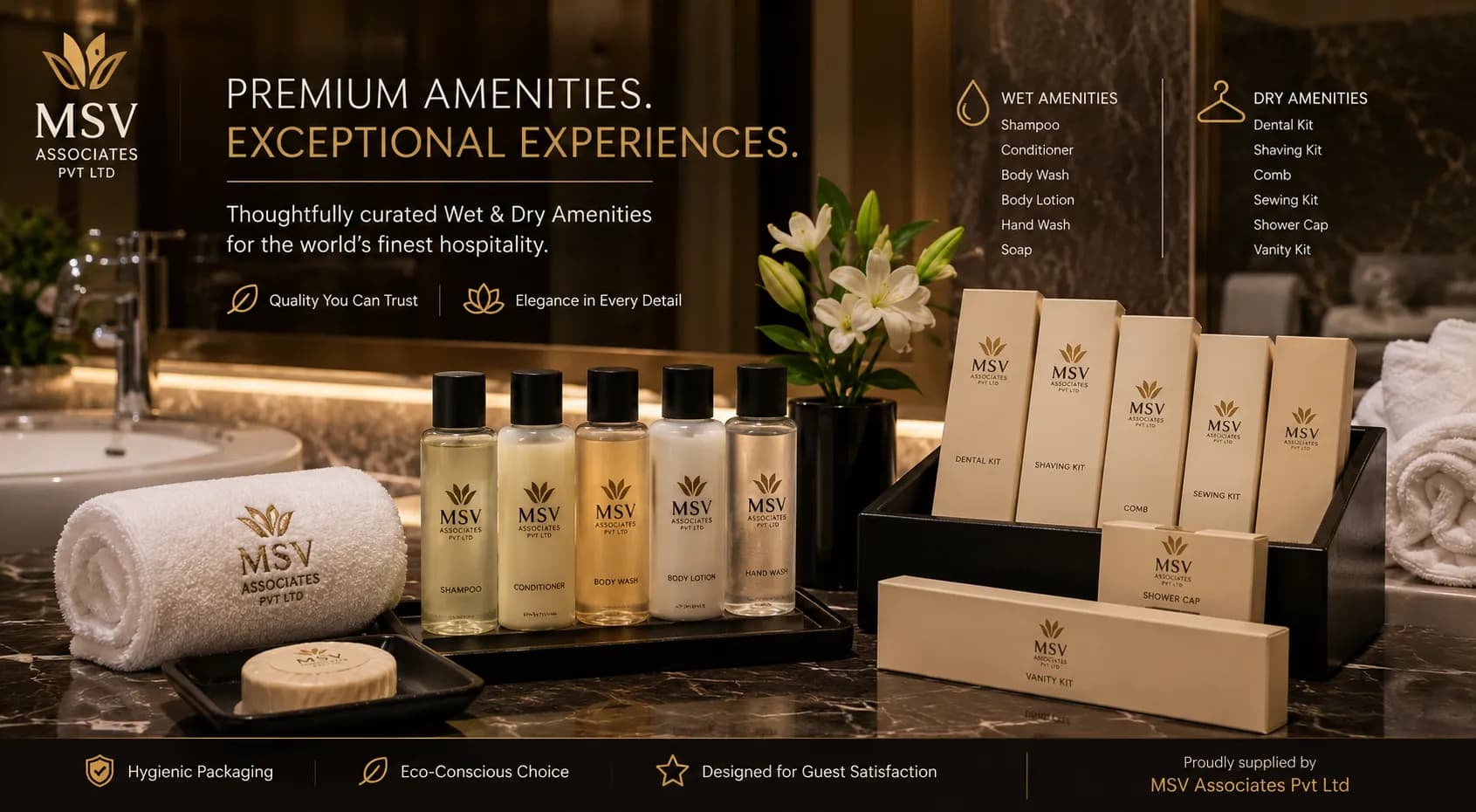 Wet & Dry Amenities